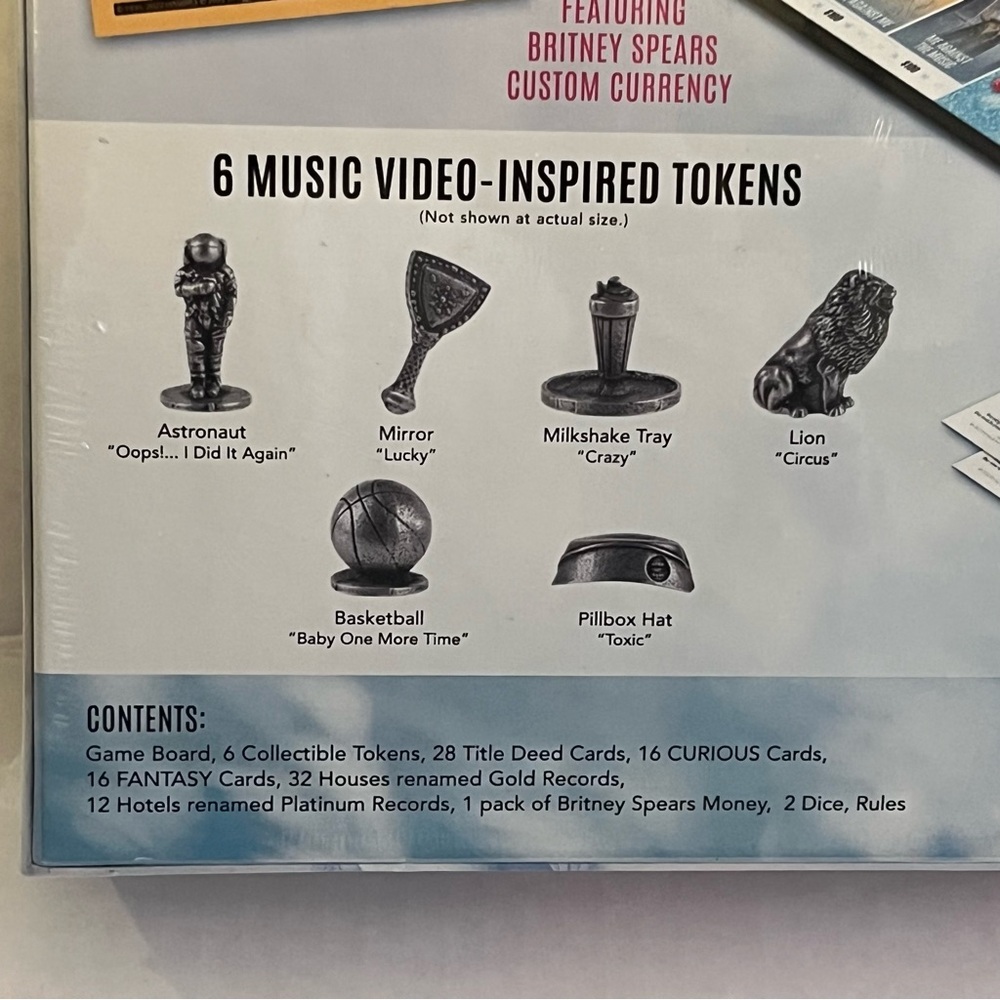 Britney Spears Monopoly Board Game New In Box 
Sealed - Picture 5 of 8